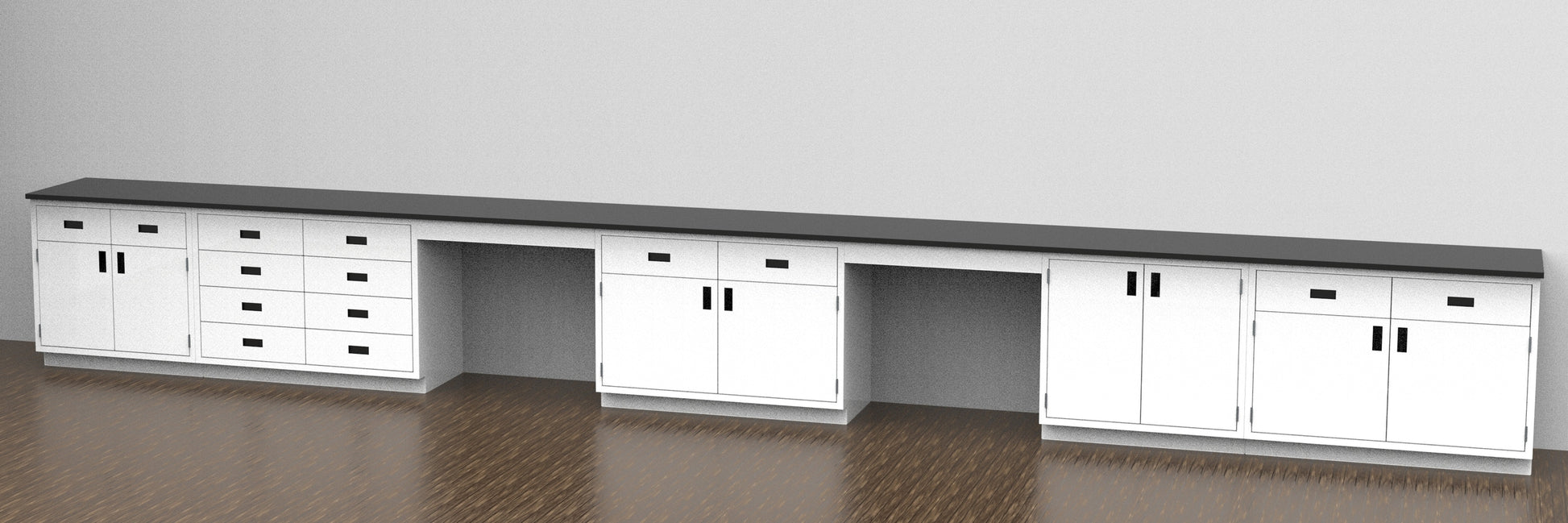 24' Pre-designed Lab Cabinet Set - Laboratory Casework – TRM Lab Systems