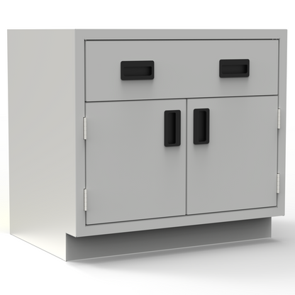 2 Doors and 1 Large Drawer Lab Cabinet - Laboratory Casework