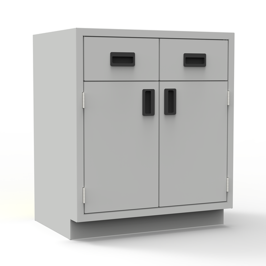 2 Doors and 2 Drawers Lab Cabinet - Laboratory Casework