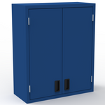 2 Doors Wall-Mount Cabinet - 2 Shelves - Laboratory Casework