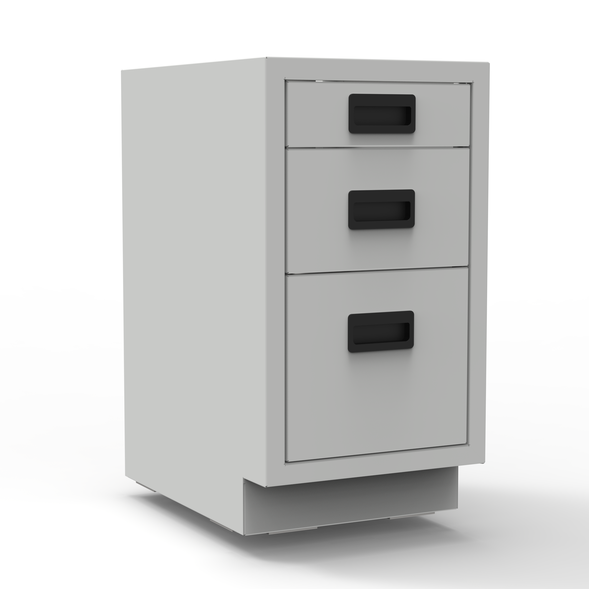 3 Drawers Lab Cabinet - Laboratory Casework – TRM Lab Systems