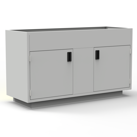 Island Sink Cabinet - 2 Doors - Laboratory Casework