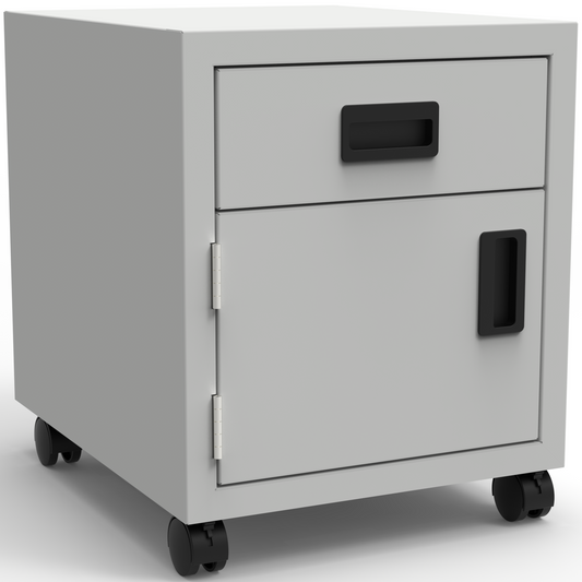 Mobile Base Cabinet with 1 Door and 1 Drawer - Laboratory Casework