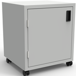 Mobile Base Cabinet - One Door - Laboratory Casework