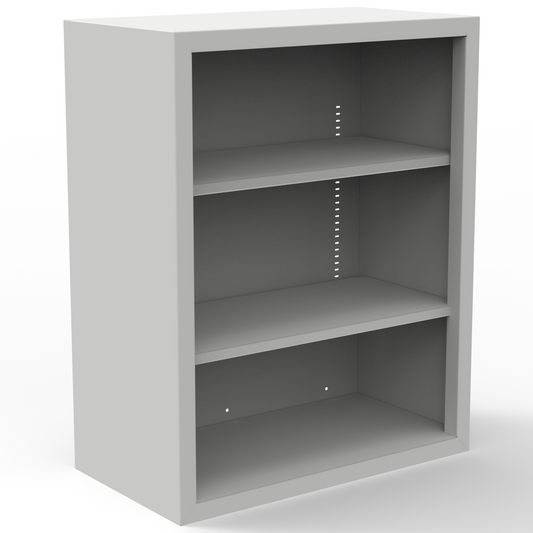 Open Wall-Mount Cabinet - Two Shelves - Laboratory Casework