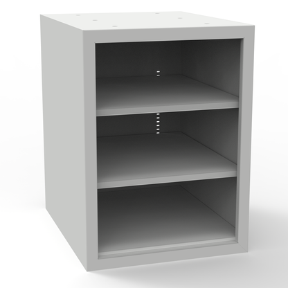 Suspended Cabinet - Open with Shelves - Laboratory Casework