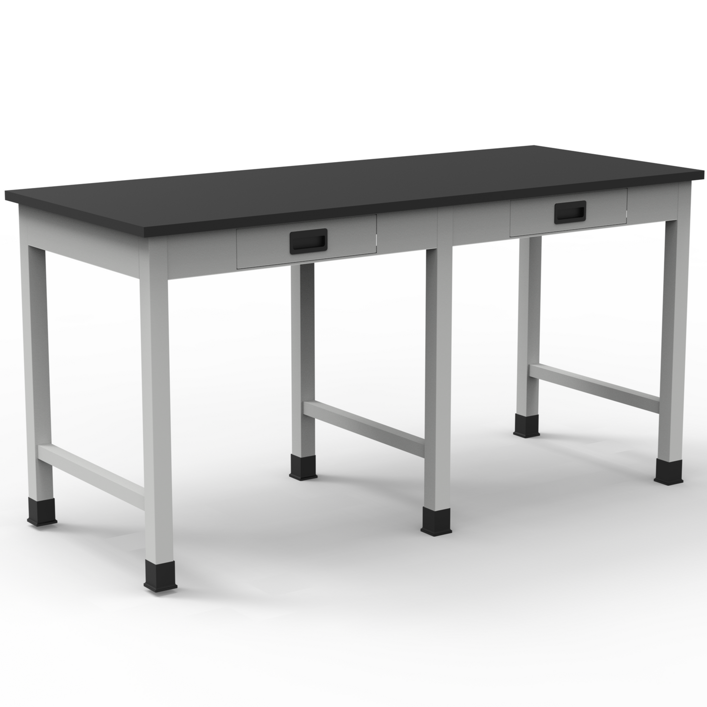 Laboratory Work Table with 2 Drawers - 32" ADA Height - Lab Workbench ...