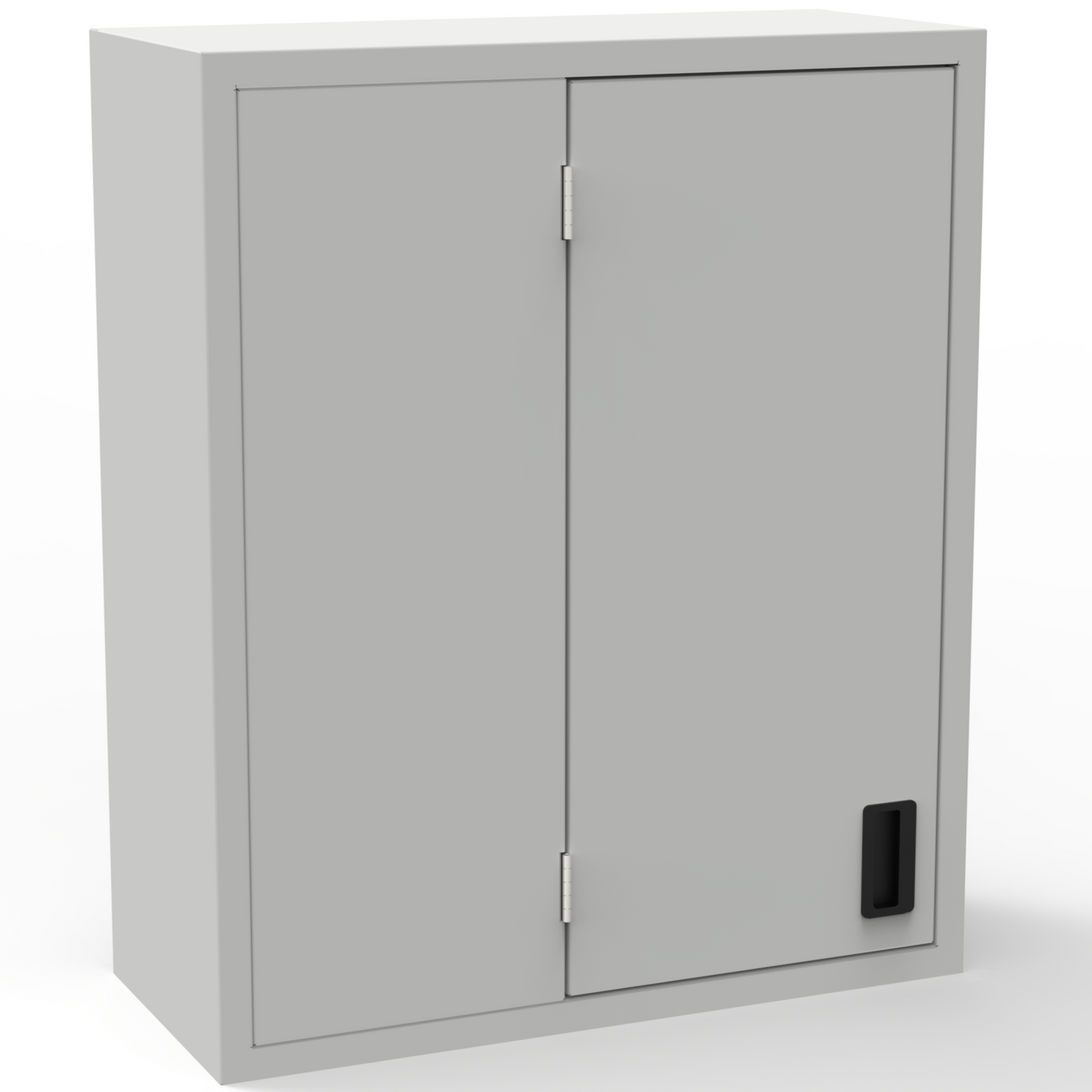 Dead Corner Wall Cabinet - Solid Door With 2 Shelves - Laboratory Casework